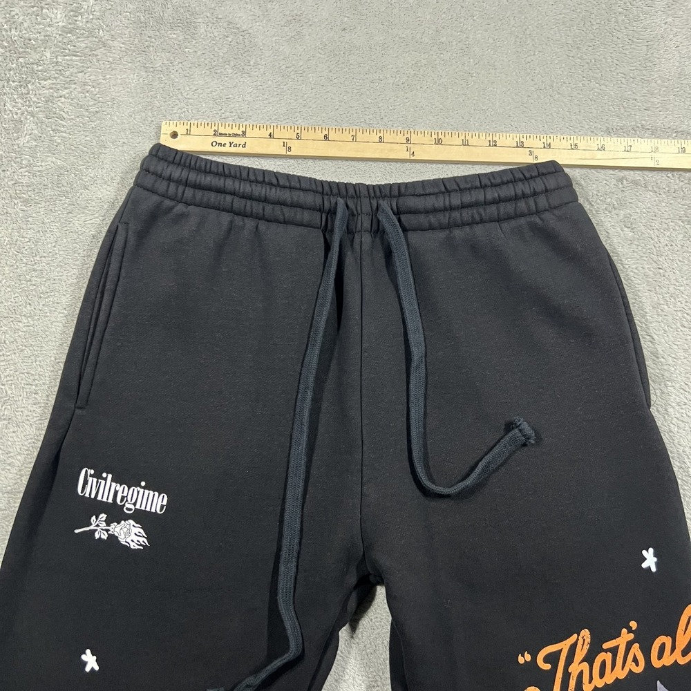 Civil Regime Looney Tunes Jogger Sweatpants Mens Medium Black - Picture 6 of 14